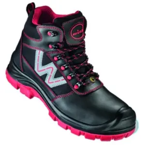 Feldtmann WICA Bottines de travail CANELLI Noir/rouge, S3 SR ESD T45 pas cher