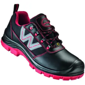 Feldtmann WICA Chaussure basse BELLUNO Noir/rouge, S3 SR ESD Taille 40 pas cher