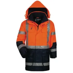 Elysee - Parka de signalisation Wallace taille l orange/marine 100 % pes