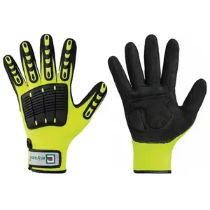 Elysee Gant Resistant taille 11 jaune vif/noir EN 388 catégorie EPI II fibre synthétiqueVendu paramazon