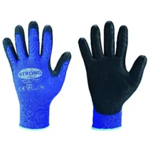 Stronghand - Gant de protection Lintao pu, bleu,Taille 8 (Par 12) pas cher