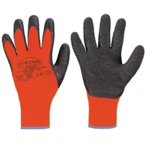 Strong Gant de protection contre le froid Rasmussen taille 10 orange/noir en 388, en 511 catégorie epi ii 100 % polyacryl. avec latex rétrécissantVendu parcontorion