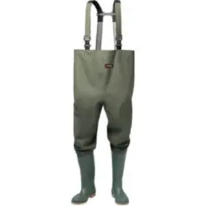 NORWAY Cuissarde taille 46 vert olive PVC sur tissu support en PES PVC sur tissu support en polyester pas cher