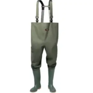 NORWAY Cuissarde taille 44 vert olive PVC sur tissu support en PES PVC sur tissu support en polyester pas cher