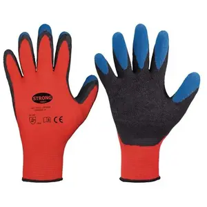 Stronghand - Gant Tip Grip taille 9 rouge/noir/bleu pas cher