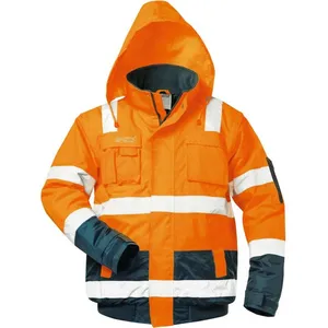 Safestyle Veste haute visibilité jaunas Taille 2XL,orange/bleu pas cher