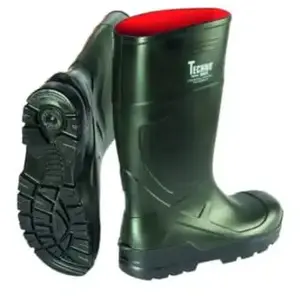 Stiefel 35334 VOSSO PU, S5, Vert Taille 41 TECHNO BOOTS pas cher