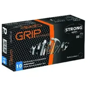 Feldtmann Grip Gants jetables, nitrile, non poudrés, noirs, taille 7, ... pas cher
