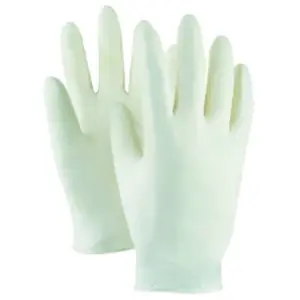 Stronghand Gants jetables, latex poudré, Taille : 9 pas cher