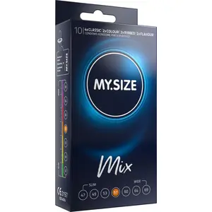 Préservatifs MY.SIZE Mix 57 mm - 10 pièces pas cher