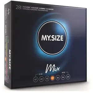 Comparateur de prix : Préservatifs Mix MY SIZE 57 mm - 28 Unités Variété Optimale