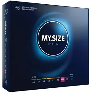 Comparateur de prix : MY.SIZE Pro 64mm Préservatifs Boîte de 36