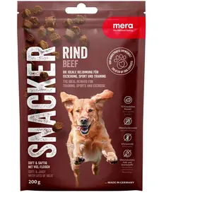 Friandises mera Snacker pour chien - 200 g, boeuf pas cher