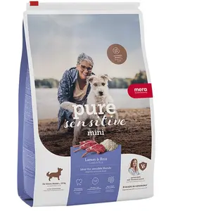 4 kg mera pure sensitive Mini à l’agneau et au riz, croquettes pour chien pas cher