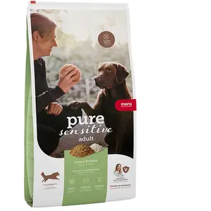 Comparateur de prix : 12,5 kg mera pure sensitive Insect Protein, croquettes pour chien