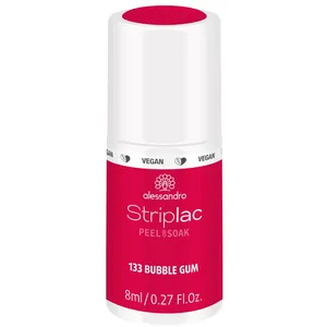 Alessandro Vernis à Ongles UV/LED Striplac Peel/Soak Bubble Gum pas cher