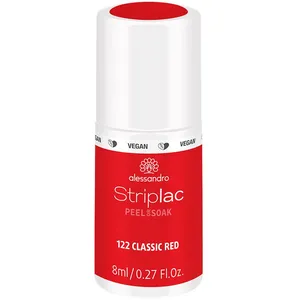Comparateur de prix : Alessandro Vernis à Ongles UV/LED Striplac Peel/Soak Classic Red