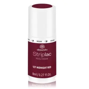 Alessandro Vernis À Ongles Led Striplac Peel/Soak Midnight Red 48-127 pas cher