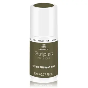Alessandro - Striplac PEEL OR SOAK Vernis à ongles 8 ml Marron unisex pas cher