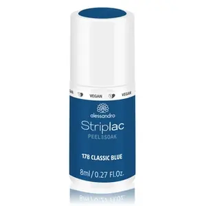 Alessandro - Striplac PEEL OR SOAK Vernis à ongles 8 ml Noir unisex pas cher