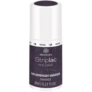 Alessandro - Striplac PEEL OR SOAK Vernis à ongles 8 ml Noir unisex pas cher