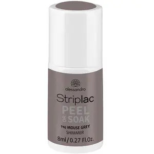 Comparateur de prix : Alessandro Vernis à Ongles UV/LED Striplac Peel/Soak Mouse Grey 48-116