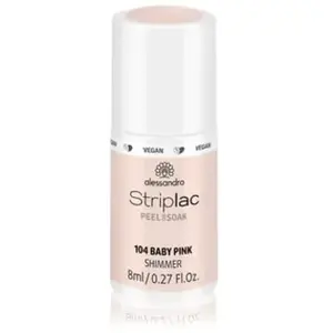 Alessandro Vernis à Ongles UV/LED Striplac Peel/Soak Baby Pink pas cher