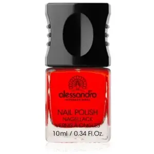 Alessandro - Vernis à ongles 154 MIDNIGHT RED 10 ml Rouge unisex pas cher