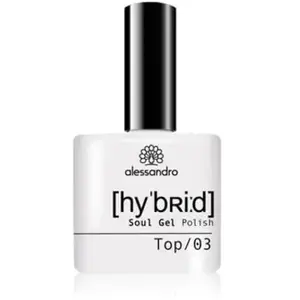 Alessandro - Top Coat Hybrid Soul Vernis à ongles 8 ml Blanc unisex pas cher
