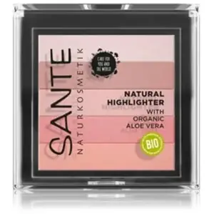 Highlighter - SANTE - Natural Bio - 02 Rose - Éclat naturel - Hydratant pas cher