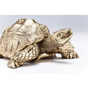 Comparateur de prix : Kare Statuette décorative 60276 Tortue dorée 11 x 26 x 20 cm