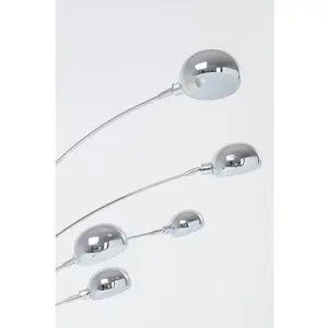 Lampadaire - Kare design - 5 branches - Chromé - Gris - MétalVendu parkare-design