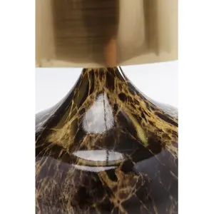 Comparateur de prix : Lampe Mamo Deluxe marron et dorée Kare Design TU