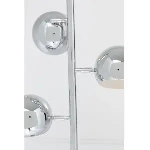 Comparateur de prix : Kare 69841 Calotta Lampadaire Chrome 26 x 40 x 151 cm