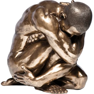 Kare Figurine Homme Nu Assis Bronze 54 cm pas cher