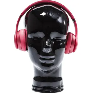 Accessoire - KARE - Tête Headphone noire - Hauteur 29 cm - Largeur 21 cm - Longueur 21 cm pas cher