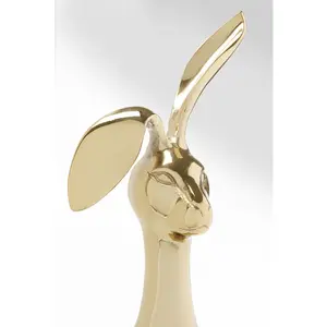 Comparateur de prix : Kare Statuette lapin en aluminium doré H37
