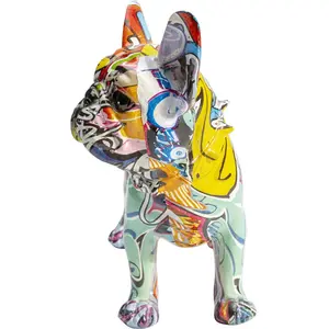 Comparateur de prix : Déco bouledogue graffiti orange Kare Design TU