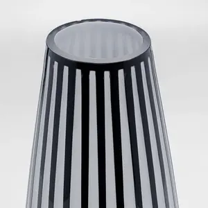 Kare Design Vase Brillar Cylinder noir et blanc 44cm Kare Design