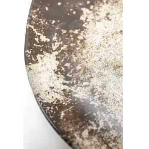 Kare Design Assiette plate en céramique marron et beige D20 - Lot de 4 pas cher