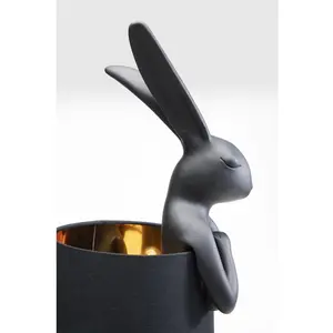 Comparateur de prix : Lampe de table - KARE - Animal - Lapin noir - 68 cm - Design enfantin