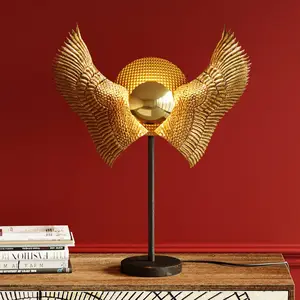 KARE Bird Wings lampe à poser, laiton enduit