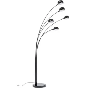 Comparateur de prix : Lampadaire Five Fingers 201cm noir mat Kare Design TU