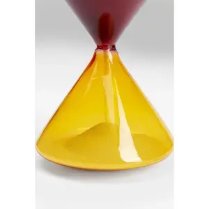 Kare Design Sablier Timer rouge et jaune 3mns Kare Design pas cher