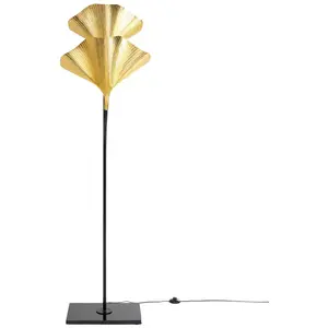 KARE Gingko Due Lampe sur pied avec feuilles doréesVendu parluminaire