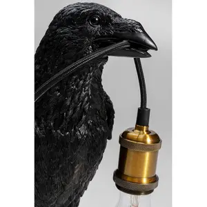 Comparateur de prix : Lampe de table - KARE - Corbeau noir - LED - 40W - Intérieur
