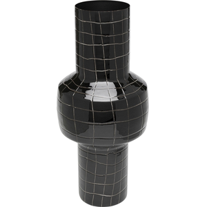 vase mesh noir 42cm pas cher