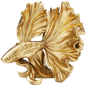 Comparateur de prix : déco poisson combattant 25cm doré