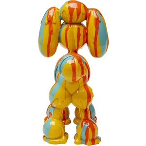 Déco chien jaune coulées de peinture Kare DesignVendu parkare-design