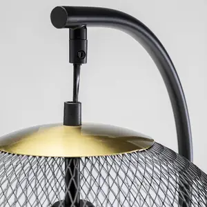 KARE Lampe à poser Grato, PVC, acier, marbre, hauteur 62 cm pas cher